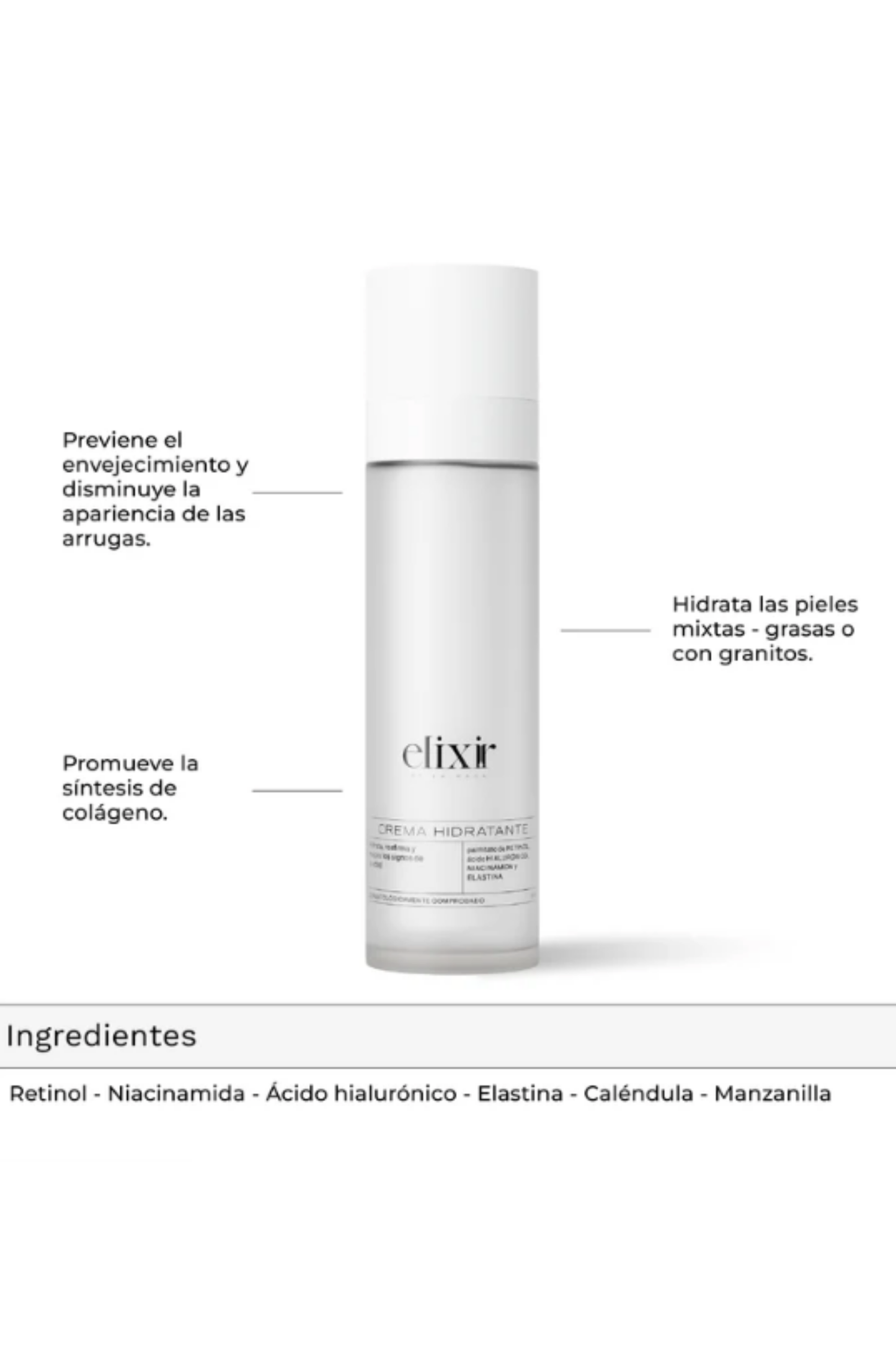Crema Hidratante con retinol