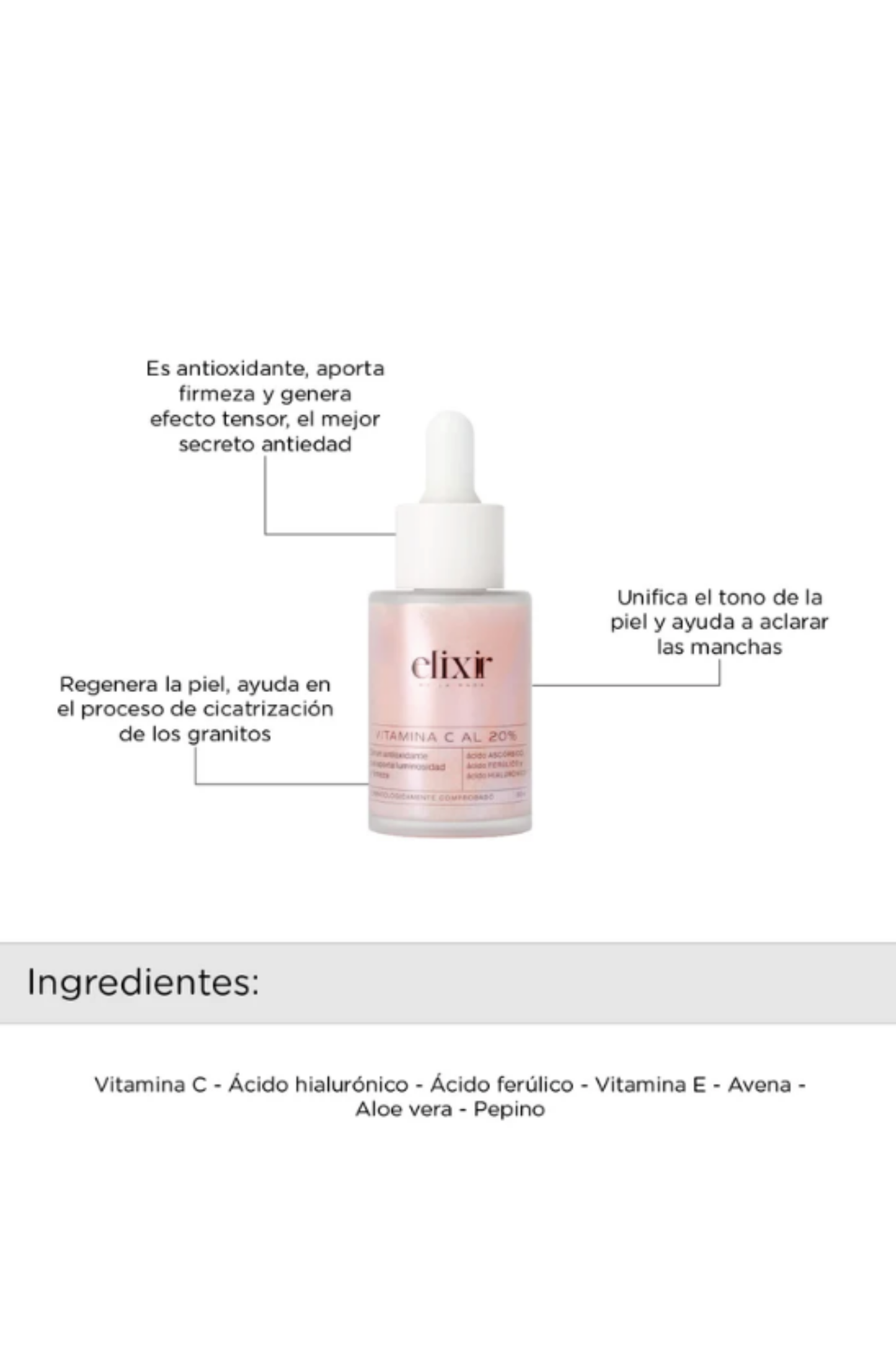 Vitamina C - Sérum Antioxidante- Elixir by la maga