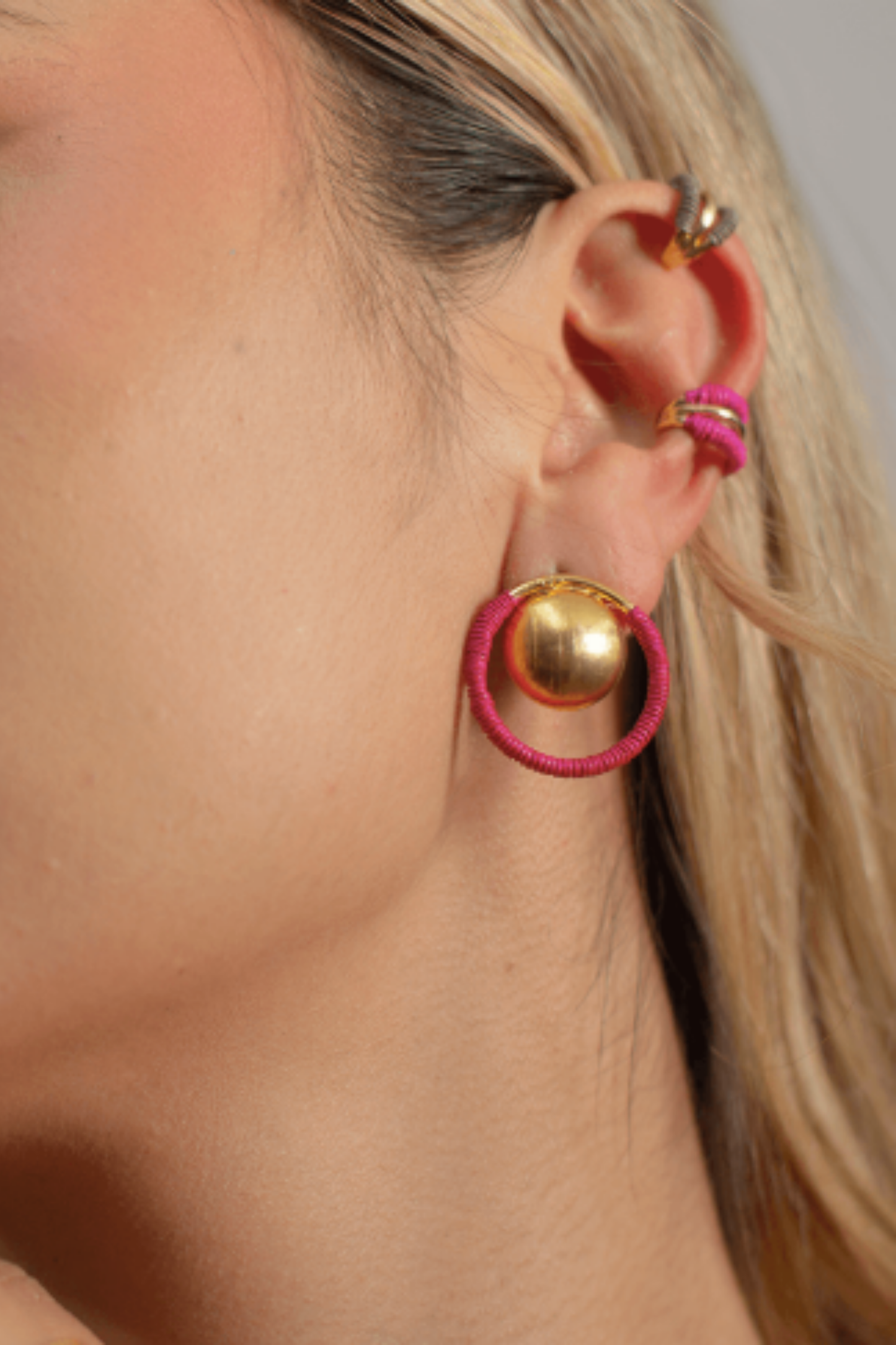 Aretes mini golden