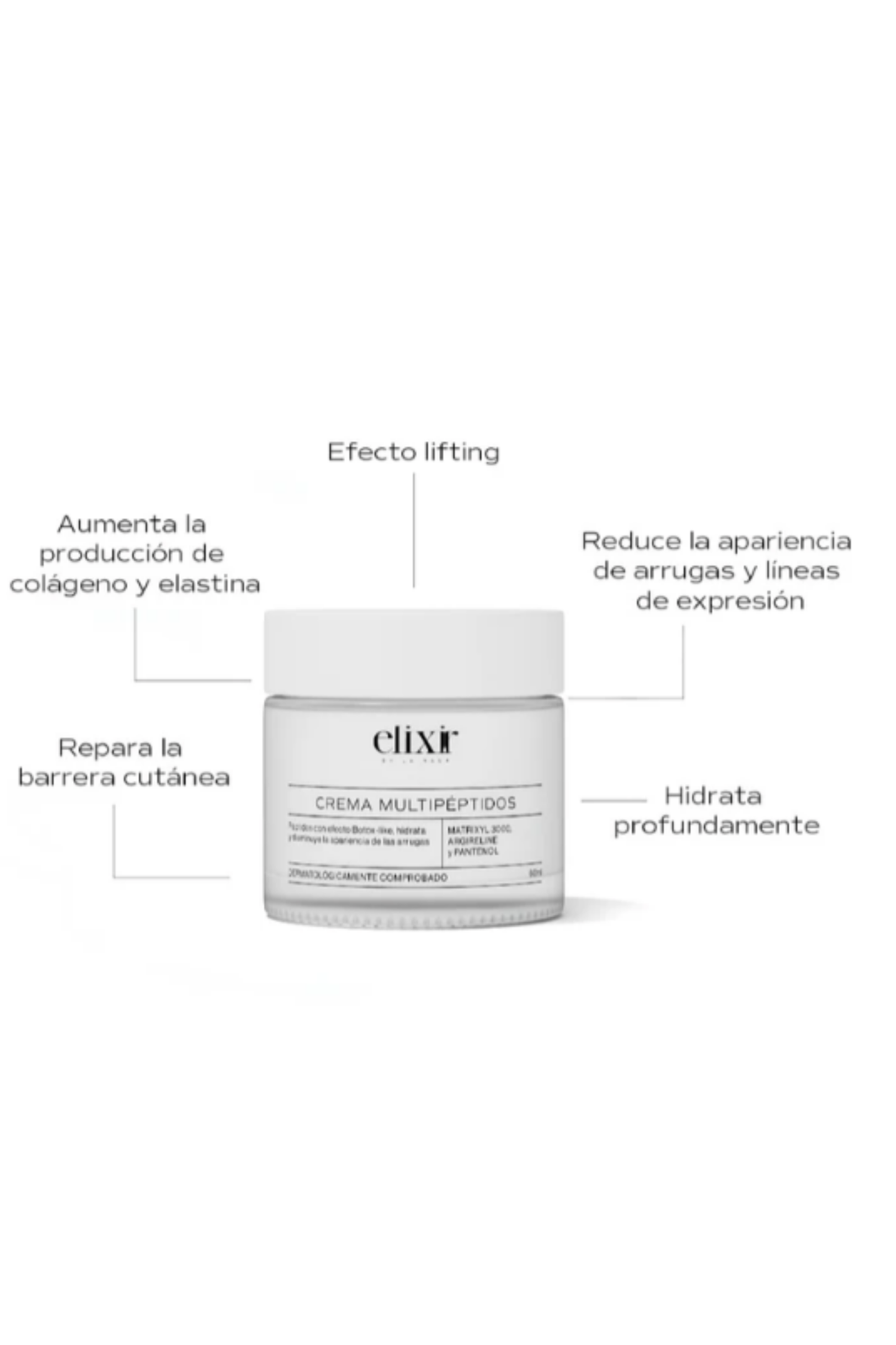 Crema Multipéptidos- Elixir by la maga
