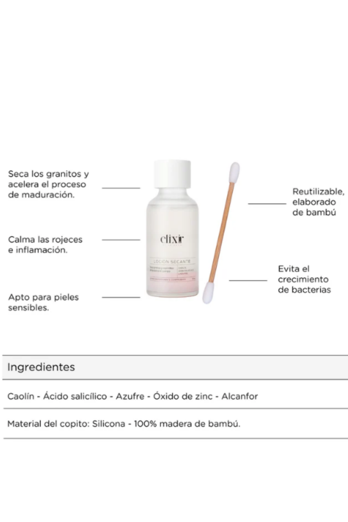 Loción Secante - Elixir by la maga