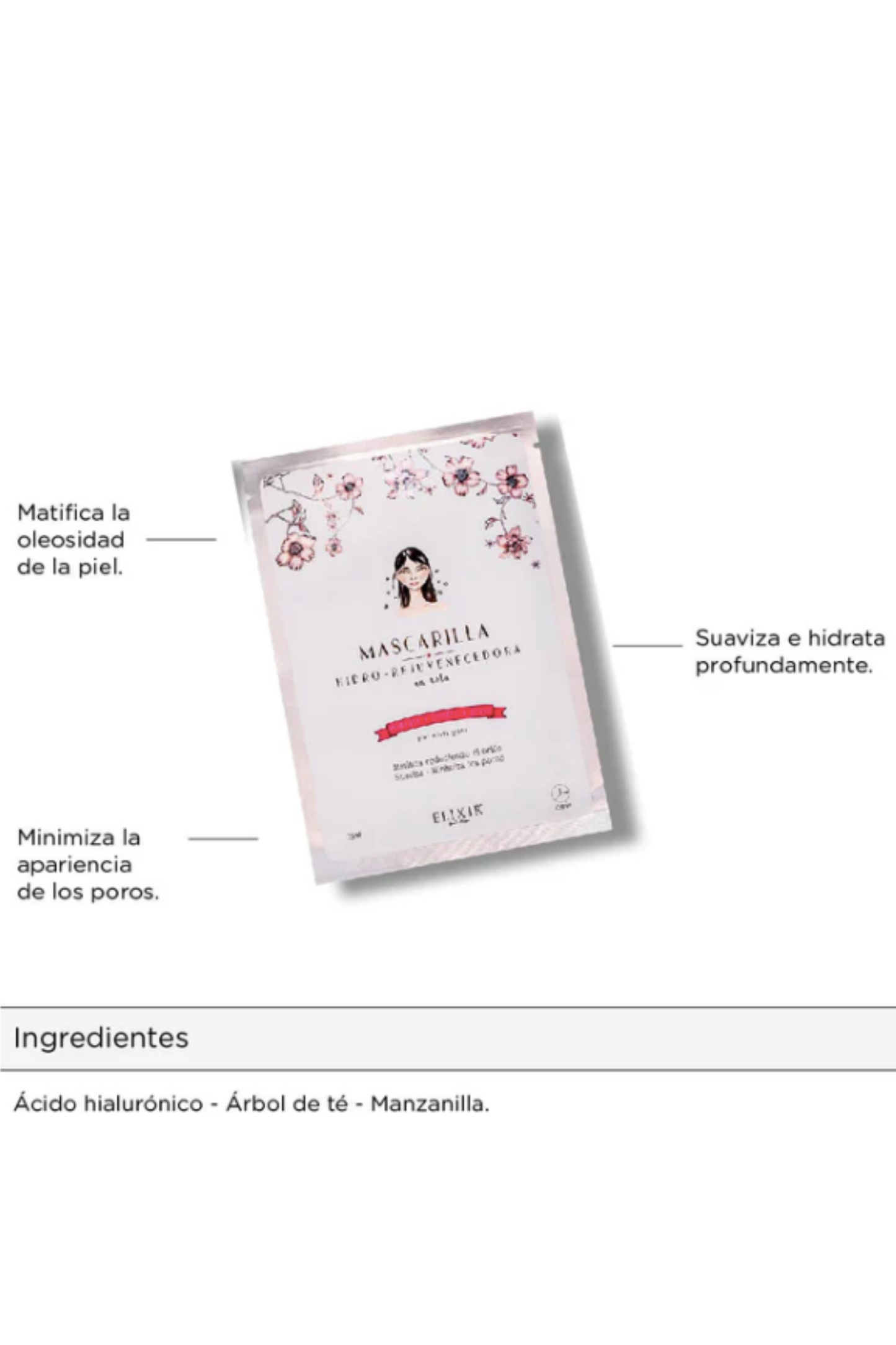 Mascarilla rejuvenecedora de Elixir by La Maga