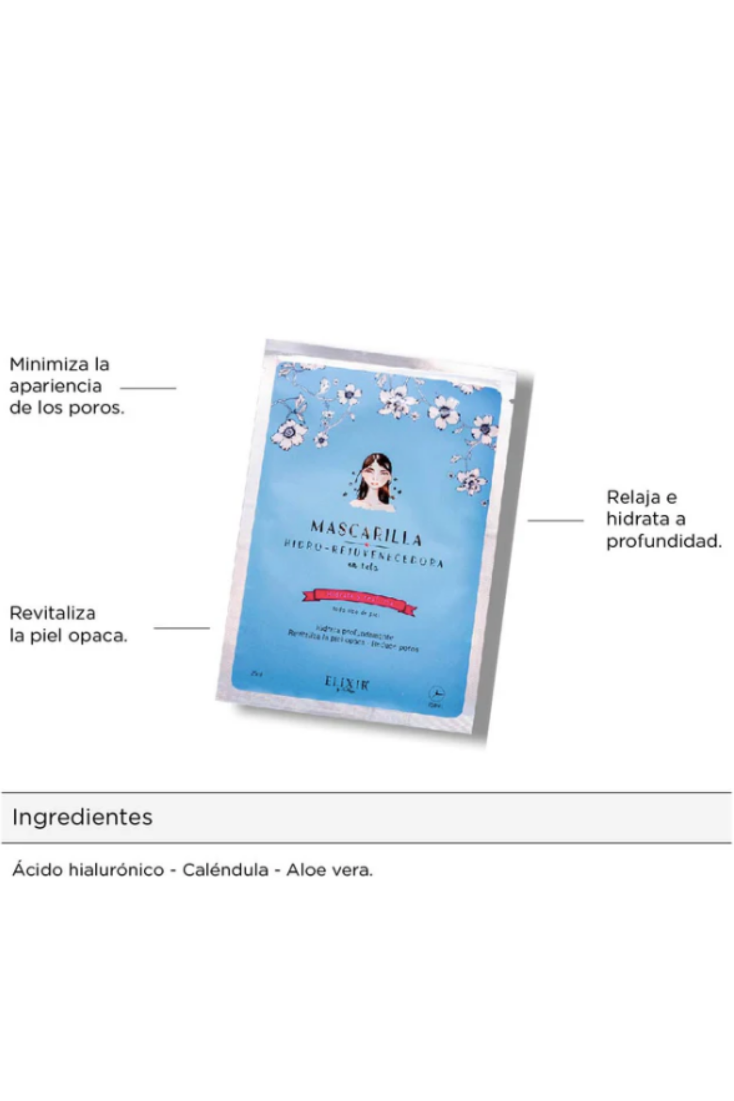 Mascarilla rejuvenecedora de Elixir by La Maga